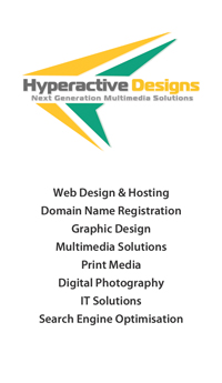 Hyperactive Business card