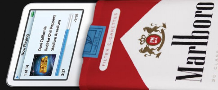 The iPod and cigarettes